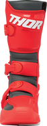THOR Youth Blitz XR Boots - Red/Charcoal - US 2 3411-0753