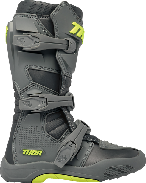THOR Youth Blitz XR Boots - Gray/Charcoal - US 1 3411-0738