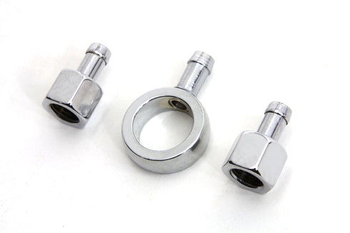 Colony Chrome Gas Tank Fitting Kit - 2821-3