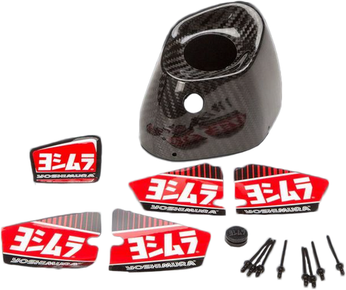 YOSHIMURA End Cap Cover Kit Left Side Rs9/Rs9t Lh Cf - 960-9994