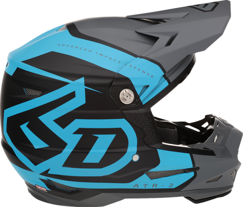 6D HELMETS ATR-2 Offroad Helmet - Torque - Cyan/Gray - Small 12-3235