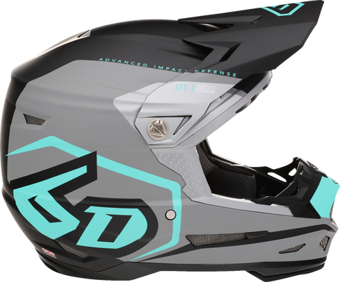 6D HELMETS ATR-2 Offroad Helmet - Delta - Teal - 2XL 12-3409