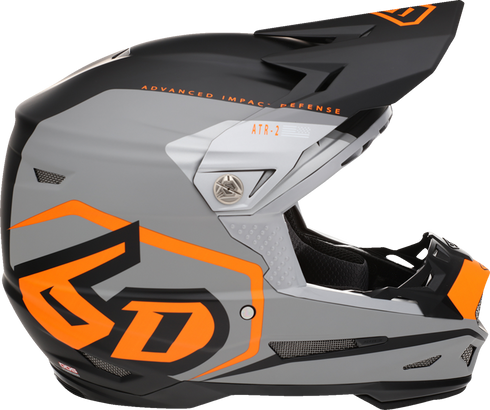 6D HELMETS ATR-2 Offroad Helmet - Delta - Neon Orange - XS 12-3434