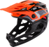 KALI Child Maya Full Face Helmet - Race - Gloss Orange/Gray/Black - OS 0221923312