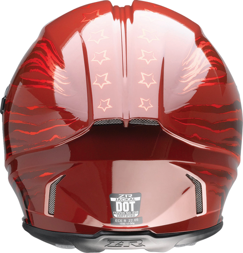 Z1R Jackal Helmet - Patriot - Red - Medium 0101-15421