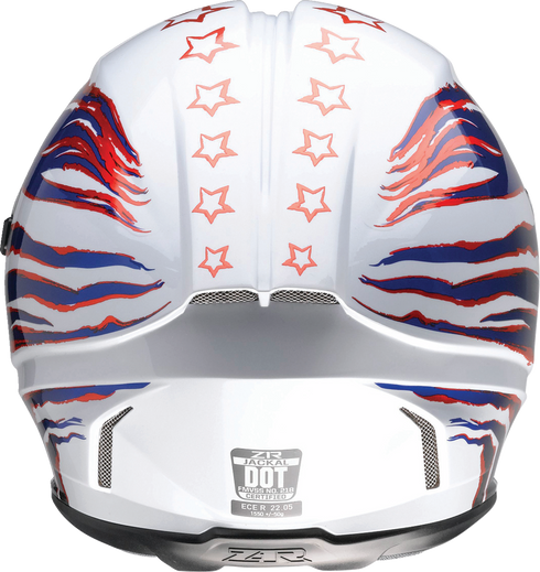 Z1R Jackal Helmet - Patriot - Red/White/Blue - Large 0101-15415
