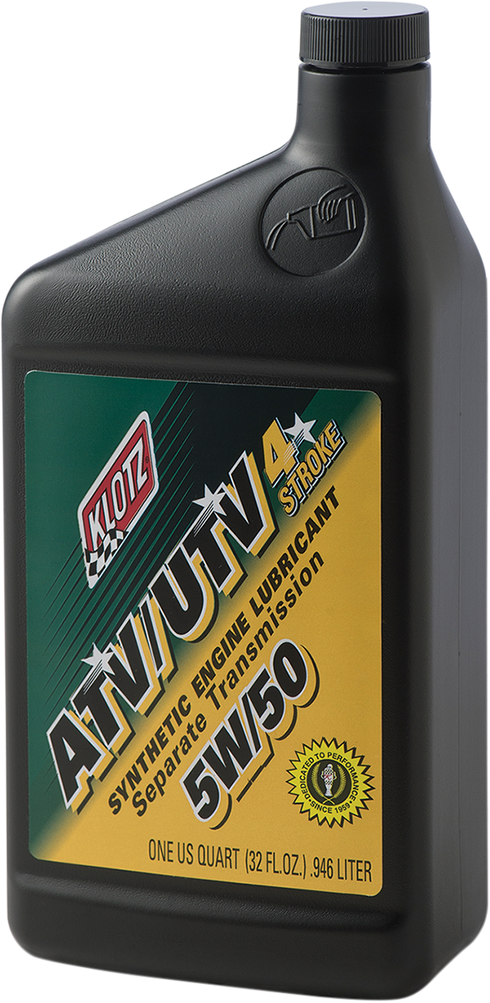 KLOTZ OIL ATV Synthetic 4T Engine Oil - 5W-50 - 1 U.S. quart ATVUTV-550