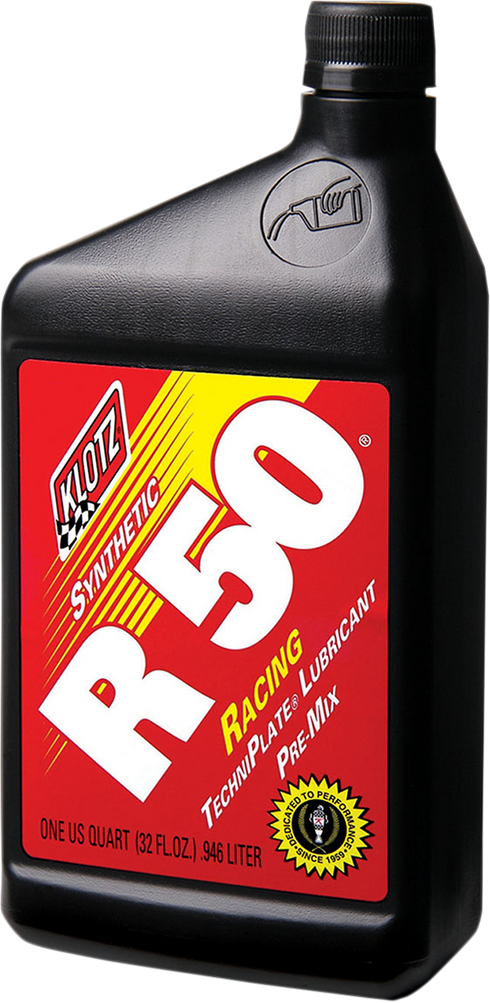 KLOTZ OIL R-50 Racing TechniPlate? Synthetic 2-Stroke Premix Oil - 1 U.S. quart KL104