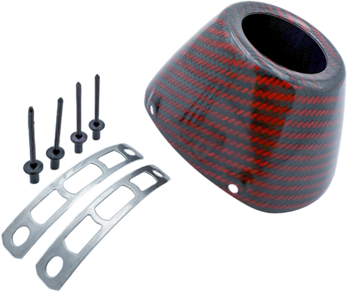 FMF Carbon Cap 4.1 New Style Red Carbon - 79-040695