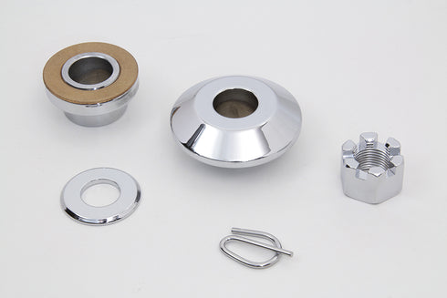 Colony Front Axle Spacer Kit Smooth Style Chrome - 2864-5