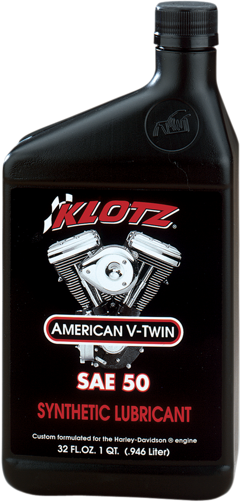 KLOTZ OIL V Twin Synthetic Oil - 50W - 1 U.S. quart KH-50
