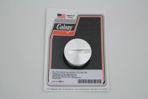 Colony Primary Cover Filler and Clutch Hole Cap - 2879-1