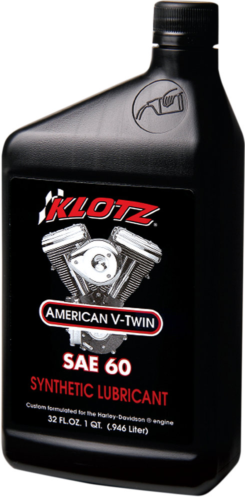 KLOTZ OIL V Twin Synthetic Oil - 60W - 1 U.S. quart KH-60