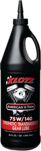 KLOTZ OIL Big Twin Synthetic Transmission Lube - 75W-140 - 1 U.S. quart KH-GL140