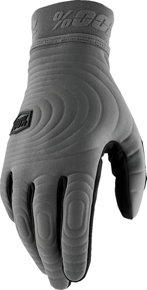 100% Brisker Xtreme Gloves - Charcoal - XL 10030-00009