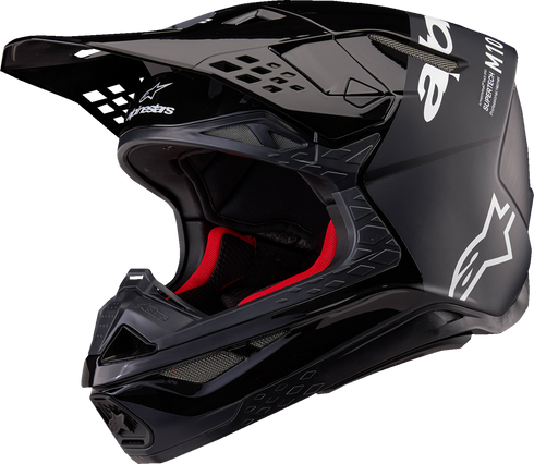 ALPINESTARS Supertech M10 Helmet - Flood - MIPS? - Black/Dark Gray - Medium 8301023-1310-M