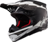 ALPINESTARS Supertech M10 Helmet - Ampress - MIPS? - Matte Black/White - Small 8300823-1121-S