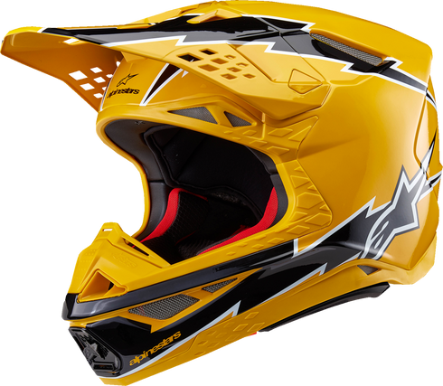 ALPINESTARS Supertech M10 Helmet - Ampress - MIPS? - Gloss Black/Yellow - XL 8300823-1414-XL