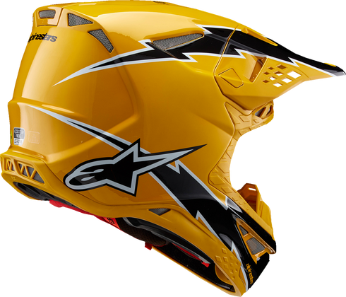ALPINESTARS Supertech M10 Helmet - Ampress - MIPS? - Gloss Black/Yellow - XS 8300823-1414-XS
