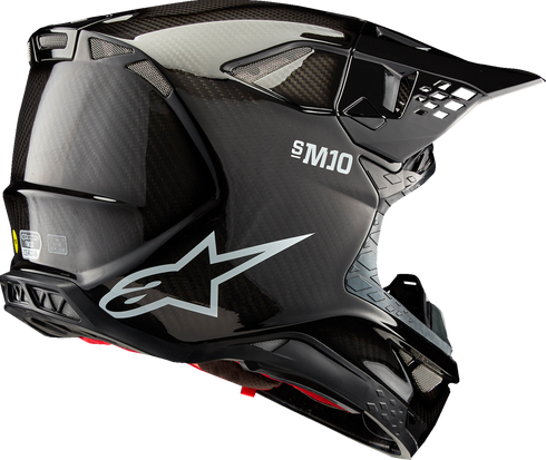 ALPINESTARS Supertech M10 Helmet - Solid - MIPS? - Gloss Black Carbon - XL 8300323-1188-XL