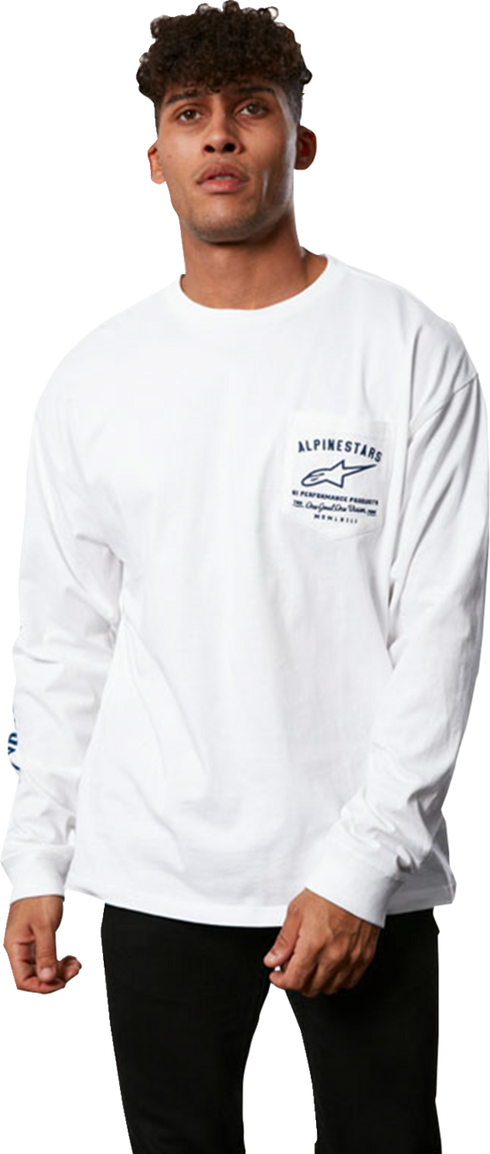 ALPINESTARS ALPINESTARS REP Long-Sleeve T-Shirt - White - 2XL 123371400202XL - 3030-23321