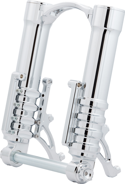 ARLEN NESS Fork Legs - 49 mm - Chrome - For Custom Radial Mount Brake Caliper 120-012