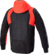 ALPINESTARS MSE Hybrid Hooded Jacket - Black/Red - Large 4201824-1463-L
