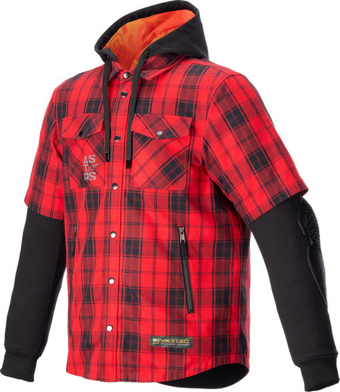 ALPINESTARS MO.ST.EQ Tartan Jacket - Red/Black - Medium 4300424-3136-M