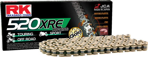 RK 520 XRE - Drive Chain - 116 Links - Gold GB520XRE-116