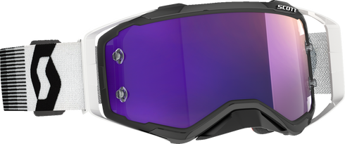 SCOTT Prospect Goggle - Premium Black/White - Purple Chrome Works Lens 272821-7702281