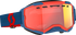 SCOTT Fury LS Snow Cross Goggle - Dark Blue/Neon Red - Light Sensitive - Red Chrome Lens 278604-7698341