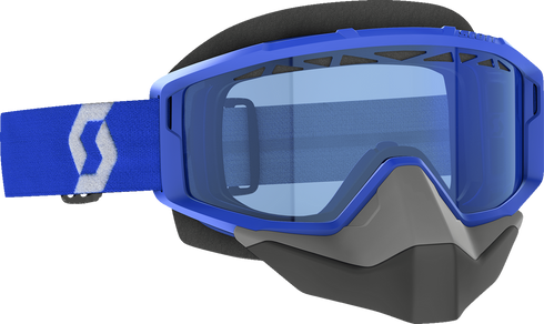 SCOTT Primal Snow Cross Goggle - Blue/White - Dual Pane - Blue Lens 278606-1006107