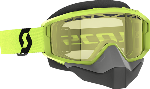 SCOTT Primal Snow Cross Goggle - Yellow/Black - Dual Pane - Yellow Lens 278606-1017029