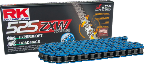 RK 525 ZXW - Drive Chain - 120 Links - Blue BB525ZXW-120