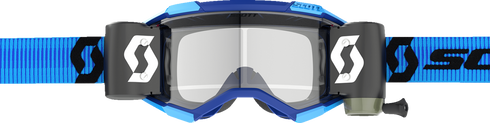 SCOTT Fury WFS Goggle - Roll-Off - Blue/Black - Clear Works Lens 278596-1034113