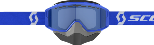 SCOTT Primal Snow Cross Goggle - Blue/White - Dual Pane - Blue Lens 278606-1006107