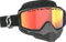 SCOTT Split OTG Snow Goggle - Black/White - Light Sensitive - Dual Pane - Red Chrome Lens 285542-1007341