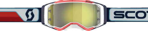 SCOTT Prospect Goggle - Red/White - Yellow Chrome Works Lens 272821-1005289