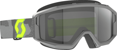 SCOTT Primal Sand Dust Goggle - Light Gray/Neon Yellow - Dark Gray Lens 278600-7697053