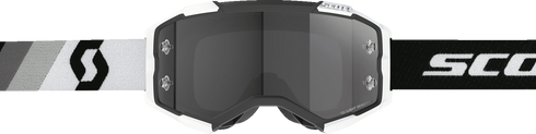 SCOTT Fury LS Goggle - Premium Black/White - Light Sensitive - Gray Works Lens 272827-7702327