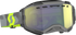 SCOTT Fury Snow Cross Goggle - Light Gray/Neon Yellow - Enhancer Yellow Chrome Lens 278605-7697335
