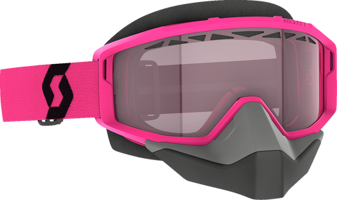 SCOTT Primal Snow Cross Goggle - Pink/Black - Dual Pane - Rose Lens 278606-1665134