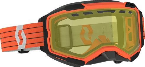 SCOTT Fury Snow Cross Goggle - Orange/Gray - Yellow Lens 278605-1011029