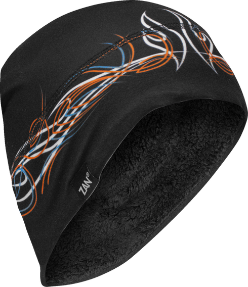 ZAN HEADGEAR SportFlex® Helmet Liner - High Pile Fleece Lined - Pinstripe Flame WHLH426