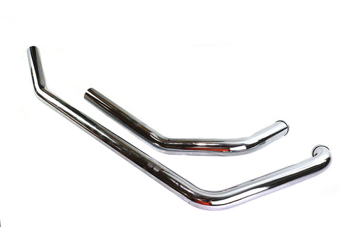 V-Twin Evolution TC-88 Upsweep Straight Header Pipe Set - 29-0025