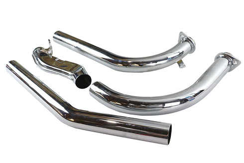 V-Twin Shovelhead Upsweep Exhaust Header Set Chrome - 29-0037