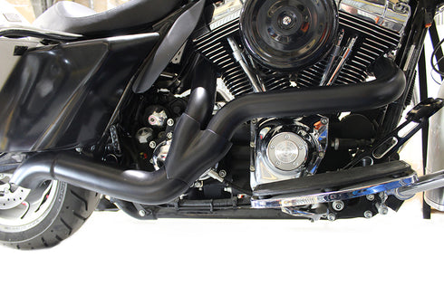 V-Twin 2 into 1 Exhaust Header Set Black - 29-0047