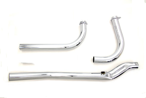 Paughco Exhaust Header 3 Piece Set Upsweep - 29-0090