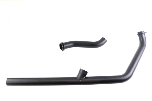 V-Twin Kick or Electric Exhaust Header Kit Black - 29-0147