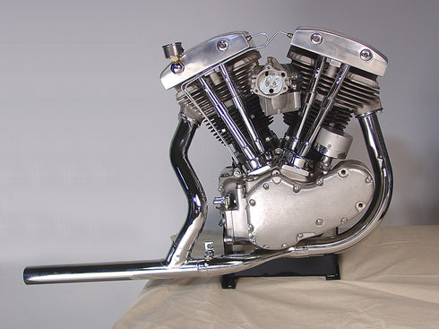 V-Twin 2 into 1 Chrome Exhaust Header Set - 29-0152